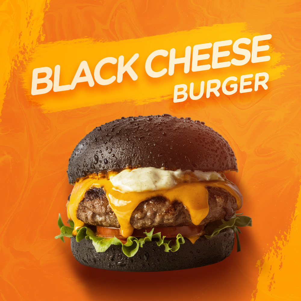 Black Cheese Burger